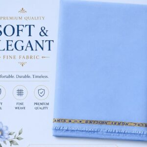 Wash wear boski unstitched suit.