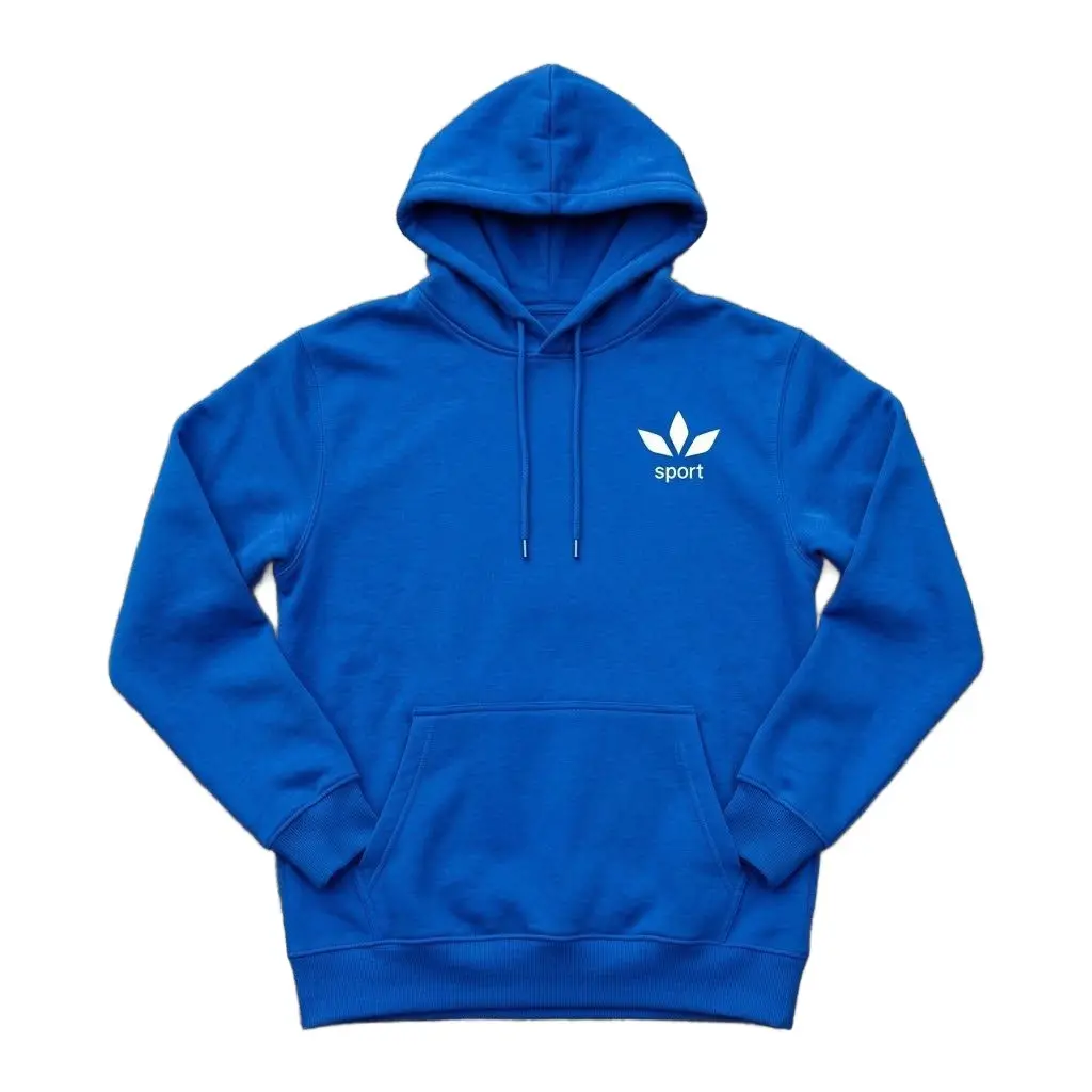 Men's fleece printed hoodie