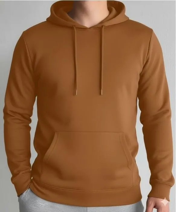 Men's fleece hoodie.